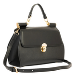 Stylish Black Rexine handbag for Women